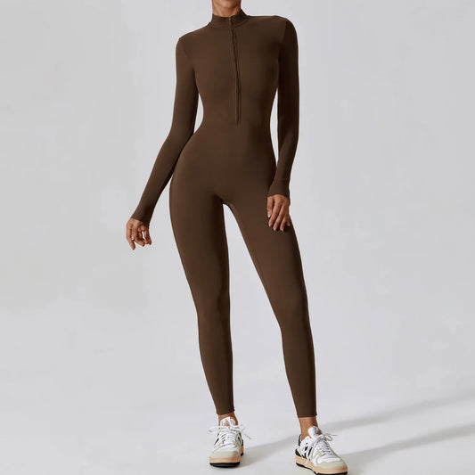 BloomFLX Sculpt-Fit Zip Jumpsuit