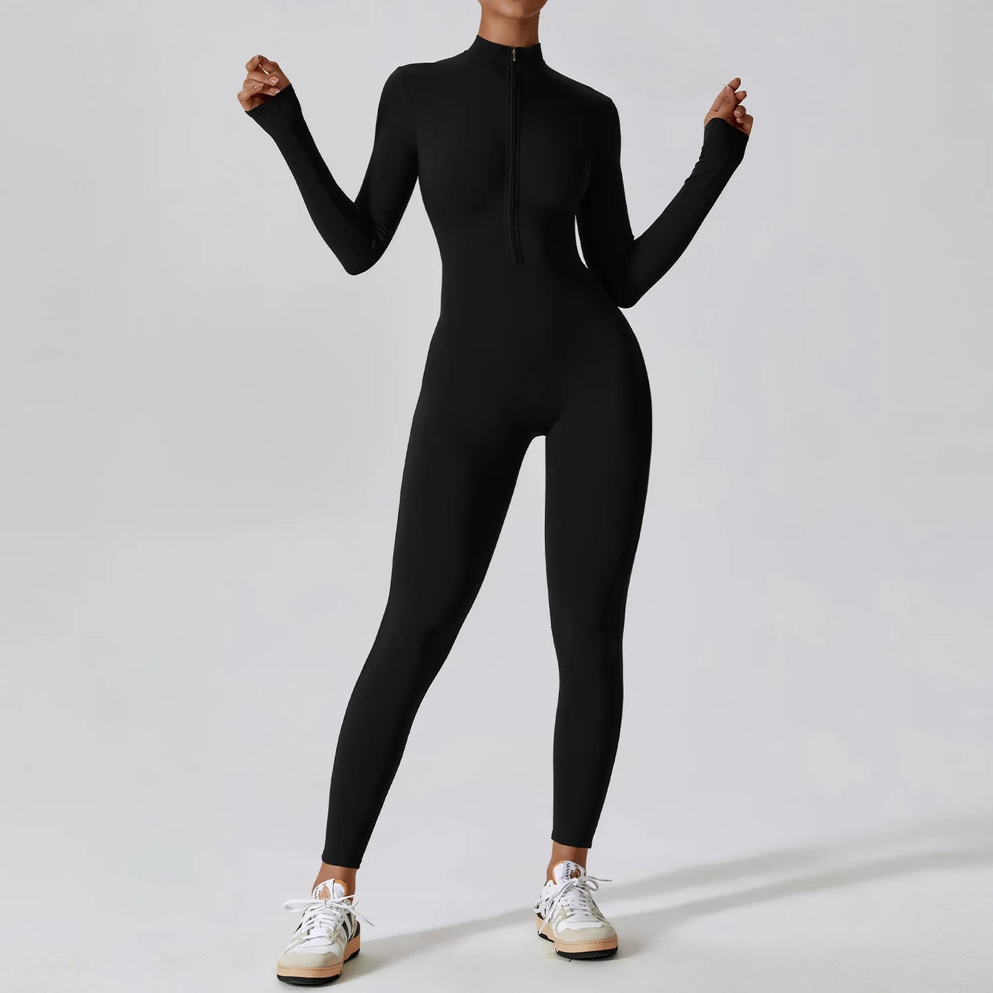 BloomFLX Sculpt-Fit Zip Jumpsuit