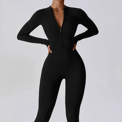 BloomFLX Sculpt-Fit Zip Jumpsuit