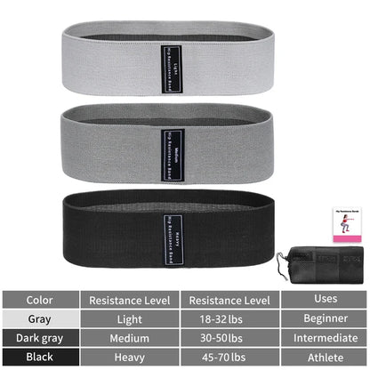 Fabric Loop Bands for Squats, Yoga & Gym