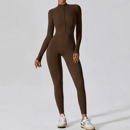 BloomFLX Sculpt-Fit Zip Jumpsuit
